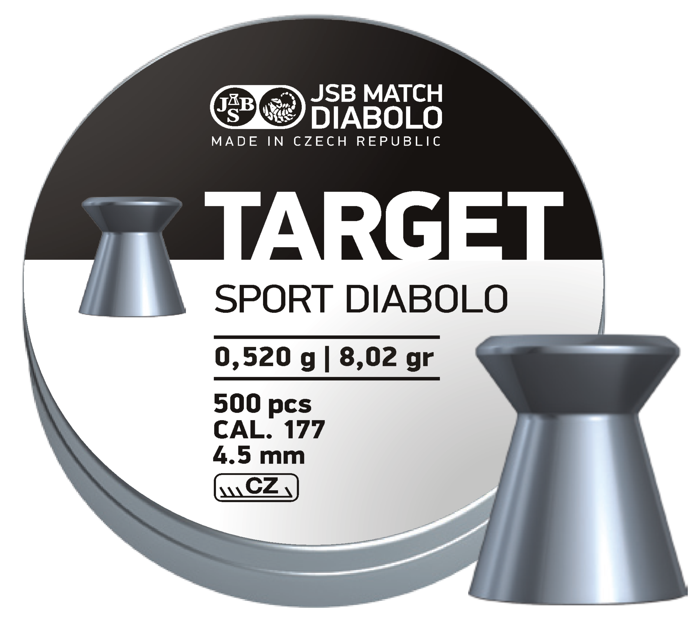 JSB Target Sport, Kal. 4,5mm, 0,52g