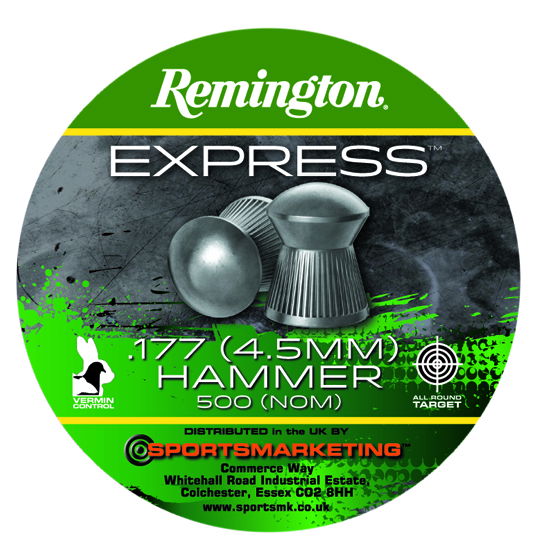 Remington Express Hammer Domed Kal. .177 / 4,5mm, 500 Schuss