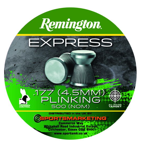 Remington Express Plinking Flat Kal. .177 / 4,5mm, 500 Schuss